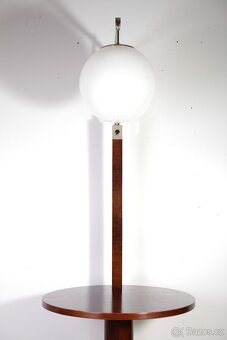 Art Deco Podlahová Lampa Kořenice Ořech - 10