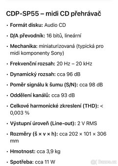 SONY MIDI SESTAVA CMT-SP55 - 10