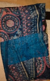 Desigual nový dámský značkový šátek šála modrý s mandaly - 10