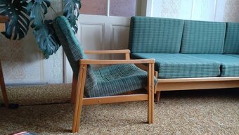 Retro sedací souprava Jitona 60. léta - gauč, křesla, židle - 10