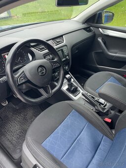 Škoda Octavia 3, 2.0 TDI 110 kw - sedan - modrá, tažné - 10