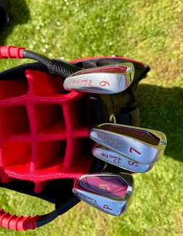 Golfové hole (2sady) včetně mechanického vozíku - 10