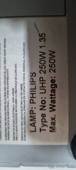 Hp dlp projektor vp6110 + napájecí a VGA kabel - 10