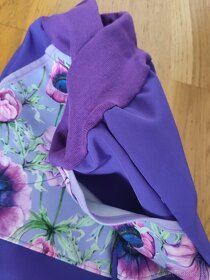 Softshellové kalhoty Květy v 122 - nové - 10