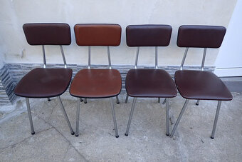 4 x Retro Židle chrom - OPMP Litoměřice - 10