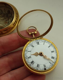 Zlaté kapesní hodinky špindlovky - 10