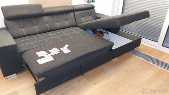 Rozkládací sedací souprava, gauč - 10