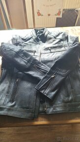 Kožená bunda Harley Davidson 2v1 (Velikost L) - 10