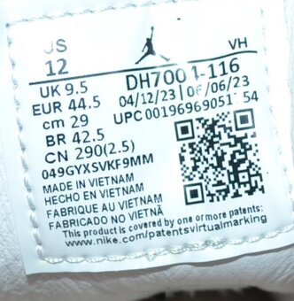 Kožené tenisky zn. Nike Air Jordan 1 vel. 44,5 - 10