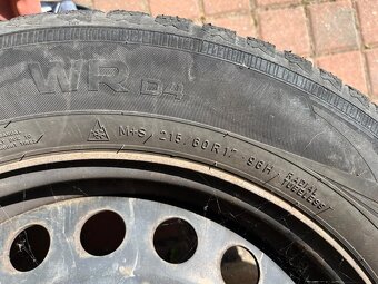 Prodam kola plech 215/60 R17 + zimni pneu - 10