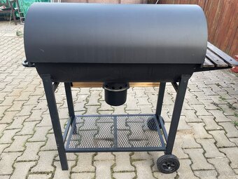 Velký grill/udírna Heckermann včetně příslušenství - 10