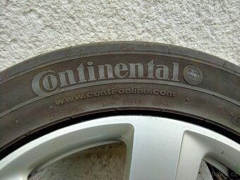 Alu kola originál Audi, 8J x r17, 5x112, ET 39, Letní pneu - 10