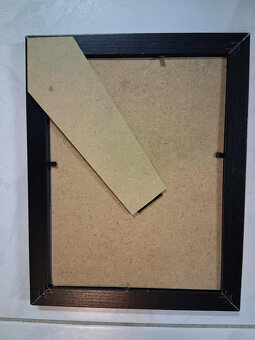 Dřevěné rámečky na obrázky + 1 ks fotoráměček plast - 10