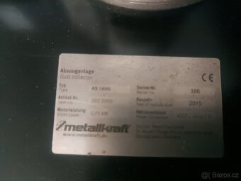 Odsávání metallkraft AS 1600 - 10