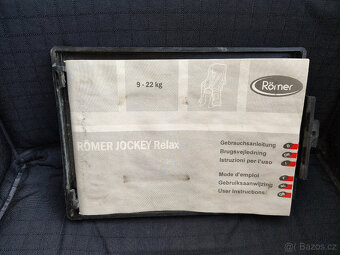 Prodám sedačku na kolo ROMER JOCKEY Relax 9-22kg - 10