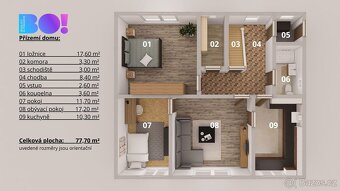 Prodej rodinného domu 3+1, 235 m² , Vlčeves, okres Tábor - 10
