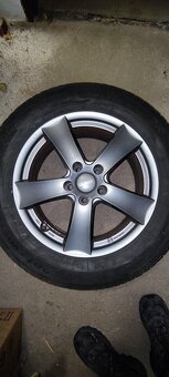 Alu kola Dezent 7J17 ET40 5x112, zimní pneu, Kodiaq, Tiguan - 10