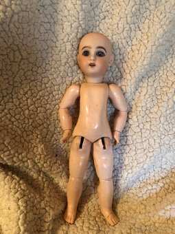 Rare Old Blue Baby, první forma Jumeau, průměr 1 1/27", cca - 10