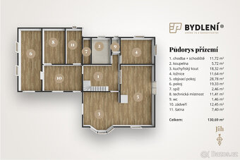 Prodej rodinného domu 260 m² s pozemkem 2122m² - 10