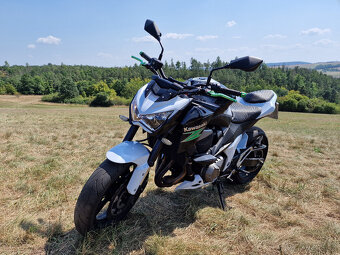 Kawasaki Z800E – 78 kW – bílá perleť + LeoVince – TOP stav - 10