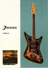 Elektrická kytara Jolana STAR X - prototyp, sběrat. rarita - 10