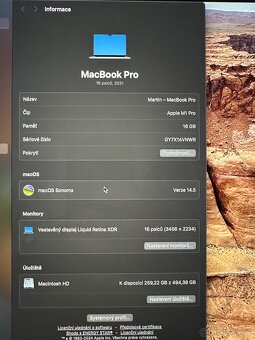 MacBook Pro 16” M1 Pro (2021) s příslušenstvím - 10