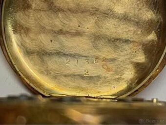 Hodinky - starožitnost - zlaté - 10