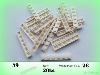 A Lego® Originál Diely biele (ako nové, nehrané) - 10