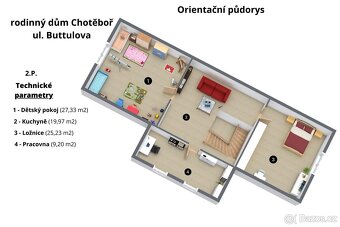Prodej rodinného domu 5+1, 616 m2, Chotěboř, ul. Buttulova - 10