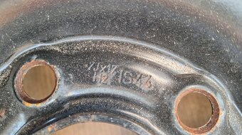 Sada disků Opel 17" 5x115 zimní pneu 225/50 R17 5-7mm Astra - 10