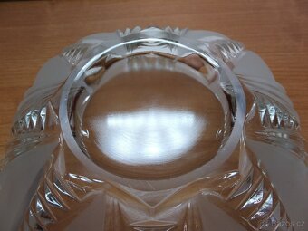 Bohemia Glass luxusní křišťálová mísa, brus dna. - 10