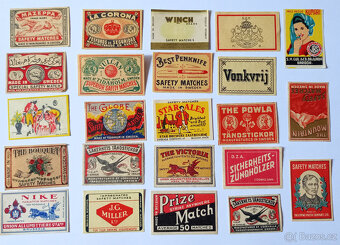 Sbírka 425 zápalkových nálepek Švédsko - 10