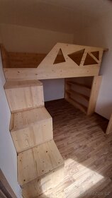 Dřevostavba 14x4 vybaveno dřevěným nábytkem na miru - 10