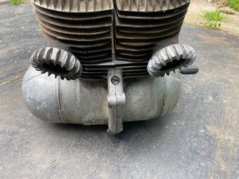 Jawa 350/354 Pulbuben - motor dvoupáka + štítek 1955 - 10