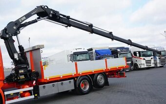 9240 - Scania G 410 - 6x2 - Valník + HR-HIAB 244 EP-5 – EURO - 10