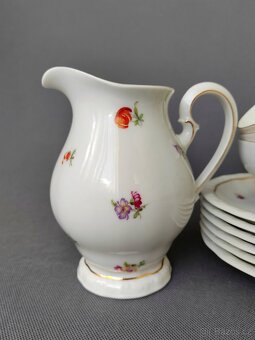 Nádherný porcelánový čajový set Bohemia Porcelán Bianca - 10