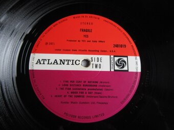 LP Yes - Fragile - 10