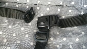 Dřevěná rostoucí židle, pult, popruhy, polstrování - 10