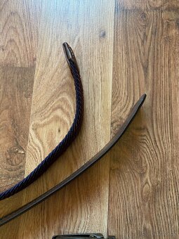 Nový dárkový set opasků BANDI - hnědý kožený, vínový pružný - 10