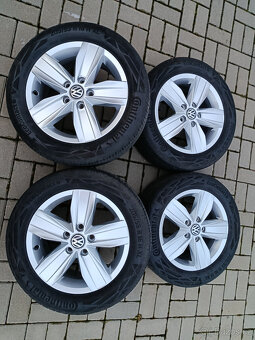 alu kola 5x112 r16 VW Caddy a letní 205/55/16 - 10