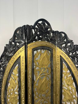 Orientální vyřezávaný paraván (137015) - 10