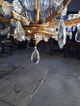 Prodám unikátní zámecký lustr, Lustry Bronze d'Art Français - 10