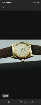 Rolex BUBBLEBACK Oyster Perpetual v 9k zlatě pěkné - 10