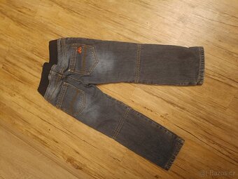 Zimní bunda Lupilu+ džínové kalhoty vel 110/116 - 10