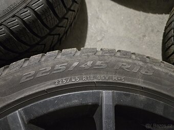 Alu kola 5x112 8Jx18 pneu zimní 225x18 - 10