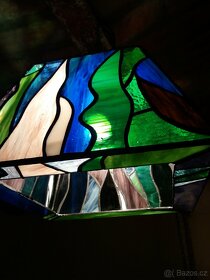 vitrážový lustr KREJZY - 10