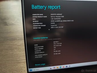 Dell Precision 5560 i7-11850H 32GB 1TB Nvidia T1200 4GB - 10