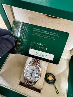 ROLEX DATEJUST 36 ROSÉ GOLD/ MOTHER OF PEARL DIAL, DIAMONDS - 10