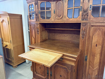Historický dubový dressoar - velký příborník - 10