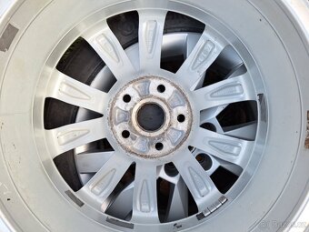 alu kola 5x112 R17 originál Škoda nové pneu 205/50/17 - 10